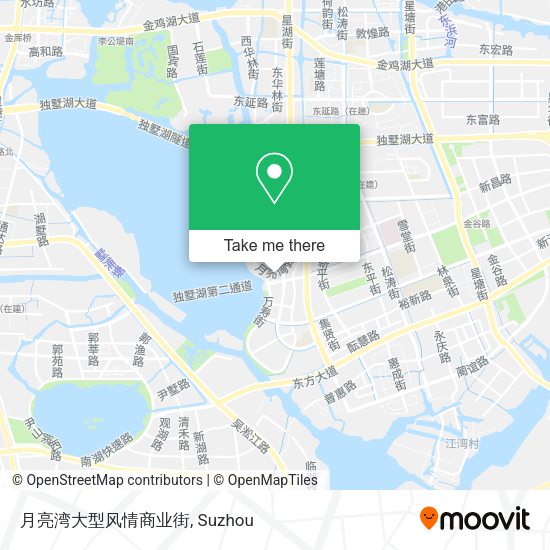 月亮湾大型风情商业街 map