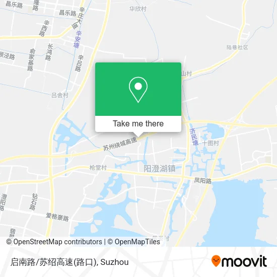 启南路/苏绍高速(路口) map