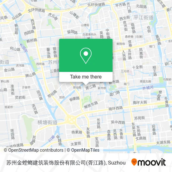 苏州金螳螂建筑装饰股份有限公司(胥江路) map