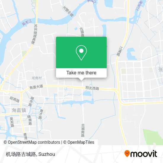 机场路古城路 map