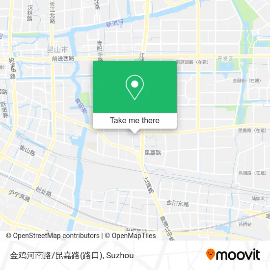 金鸡河南路/昆嘉路(路口) map