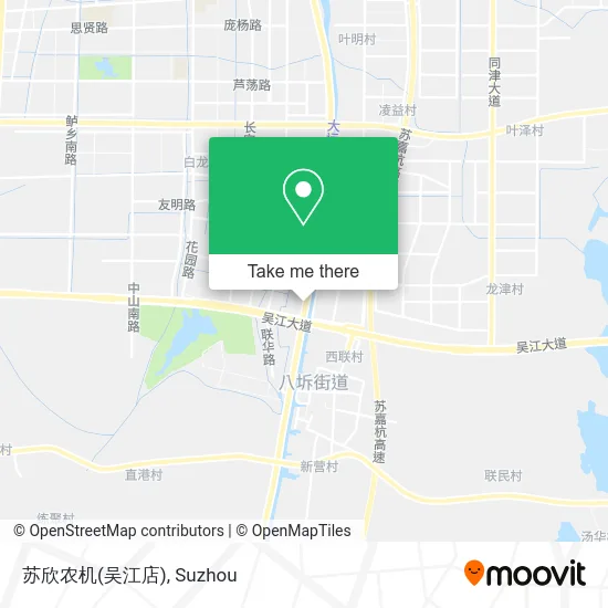苏欣农机(吴江店) map