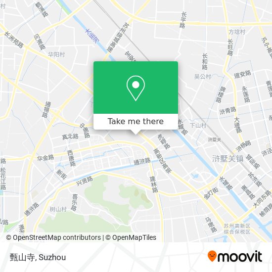 甄山寺 map