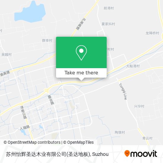 苏州怡辉圣达木业有限公司(圣达地板) map