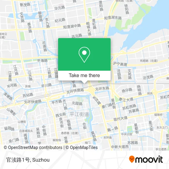 官渎路1号 map