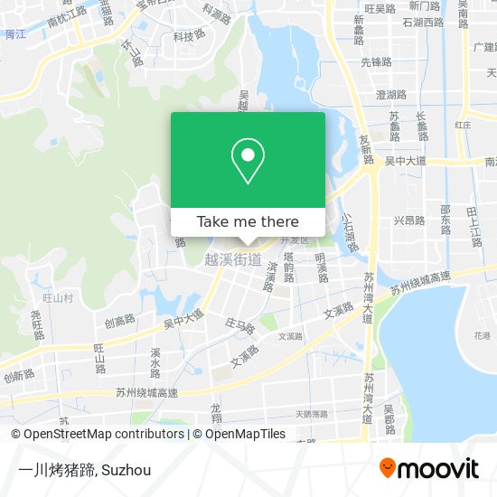 一川烤猪蹄 map