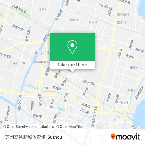 苏州高铁新城体育场 map