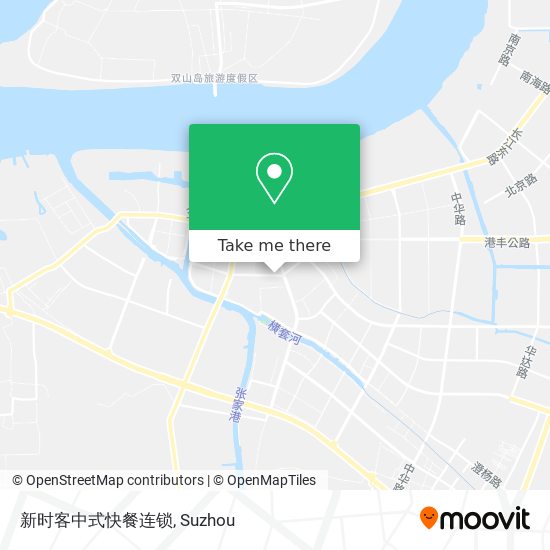 新时客中式快餐连锁 map