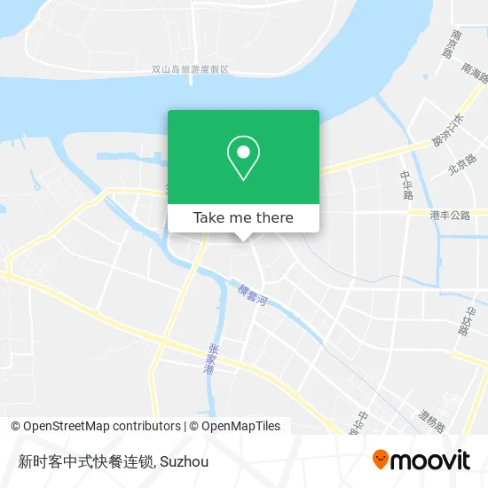 新时客中式快餐连锁 map