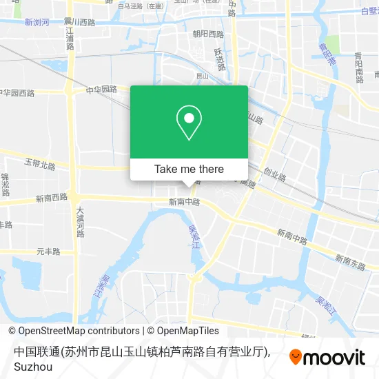 中国联通(苏州市昆山玉山镇柏芦南路自有营业厅) map
