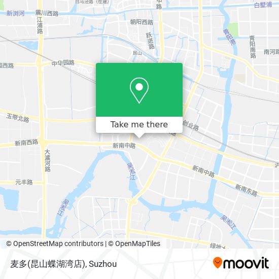 麦多(昆山蝶湖湾店) map