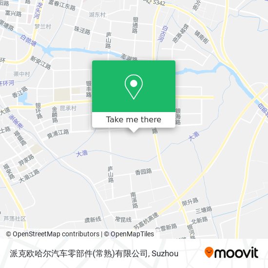派克欧哈尔汽车零部件(常熟)有限公司 map