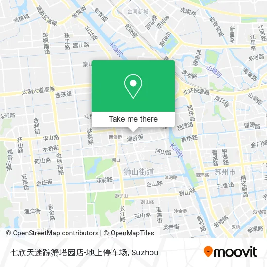 七欣天迷踪蟹塔园店-地上停车场 map
