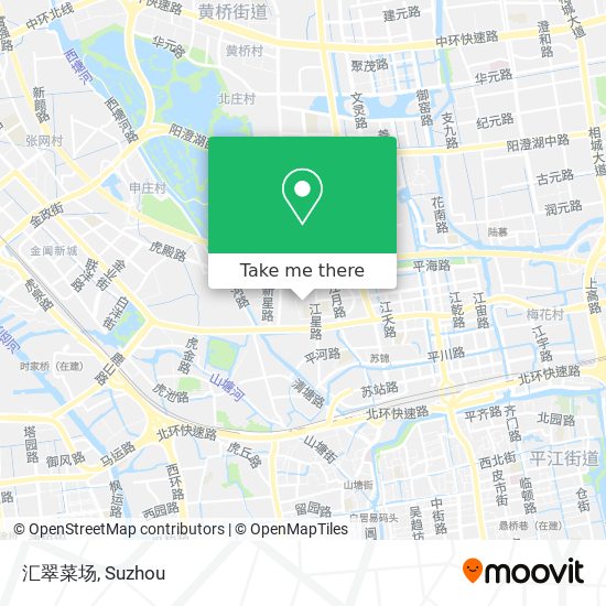 汇翠菜场 map