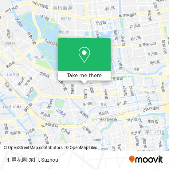 汇翠花园-东门 map