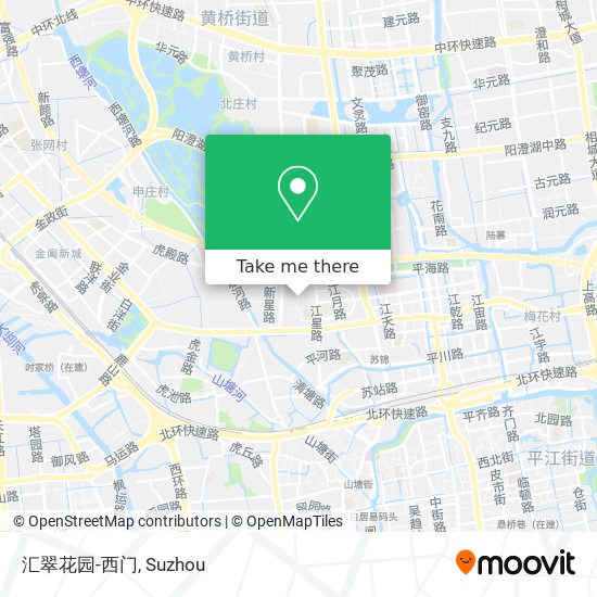 汇翠花园-西门 map