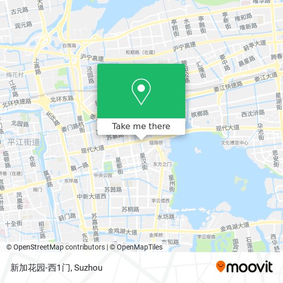新加花园-西1门 map