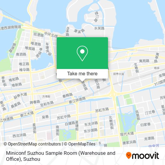Miniconf Suzhou Sample Room (Warehouse and Office) map