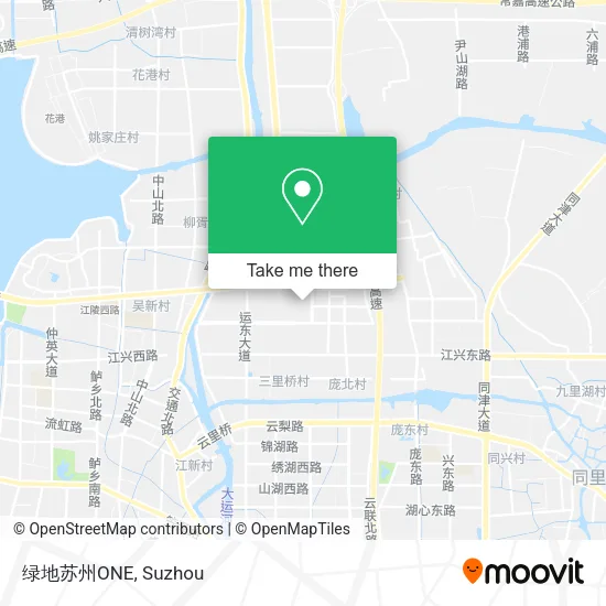 绿地苏州ONE map