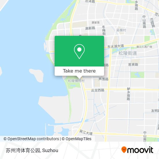 苏州湾体育公园 map