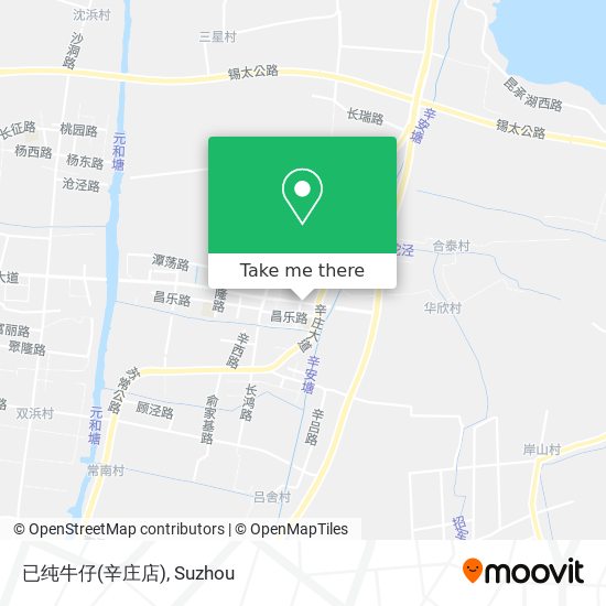 已纯牛仔(辛庄店) map