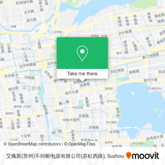 艾佩斯(苏州)不间断电源有限公司(苏虹西路) map