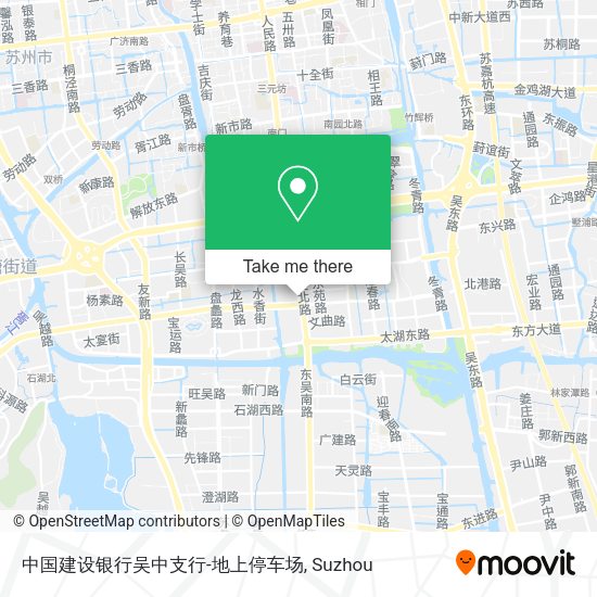 中国建设银行吴中支行-地上停车场 map
