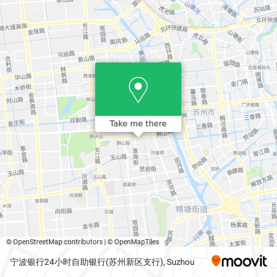 宁波银行24小时自助银行(苏州新区支行) map