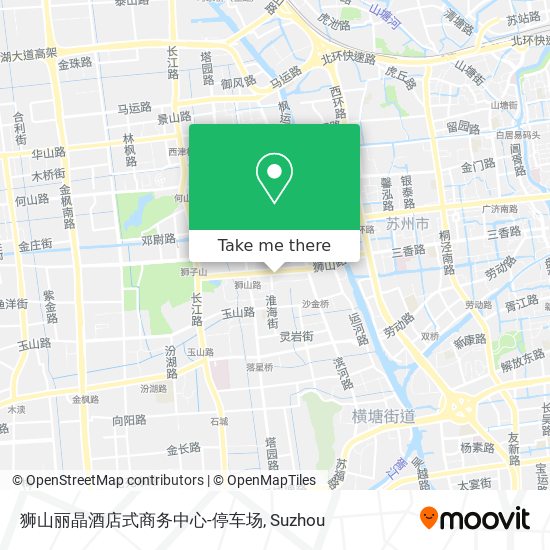 狮山丽晶酒店式商务中心-停车场 map