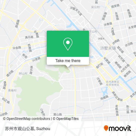 苏州市观山公墓 map