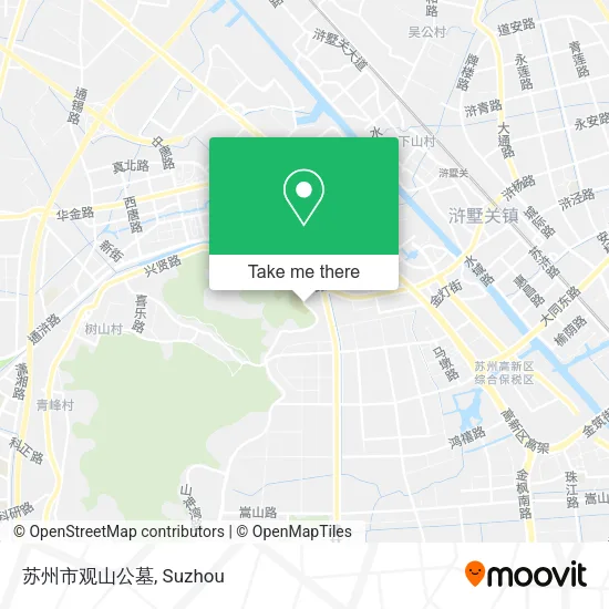 苏州市观山公墓 map