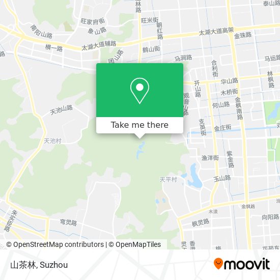 山茶林 map