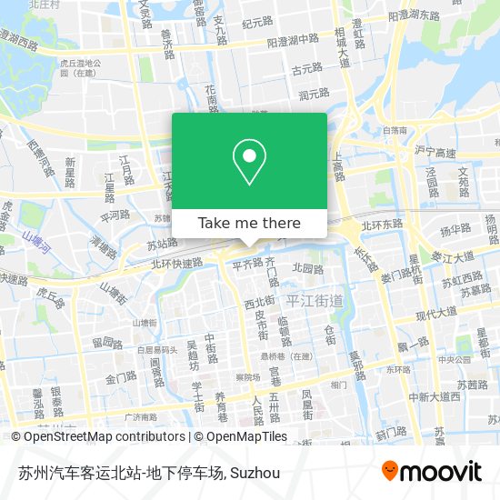 苏州汽车客运北站-地下停车场 map