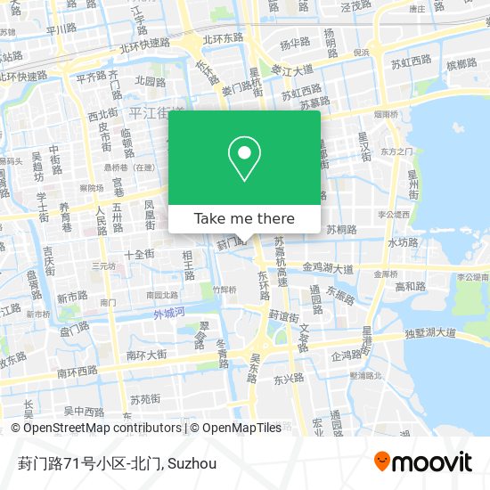葑门路71号小区-北门 map