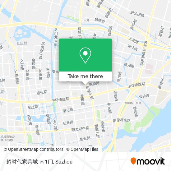 超时代家具城-南1门 map