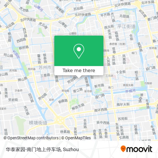 华泰家园-南门地上停车场 map