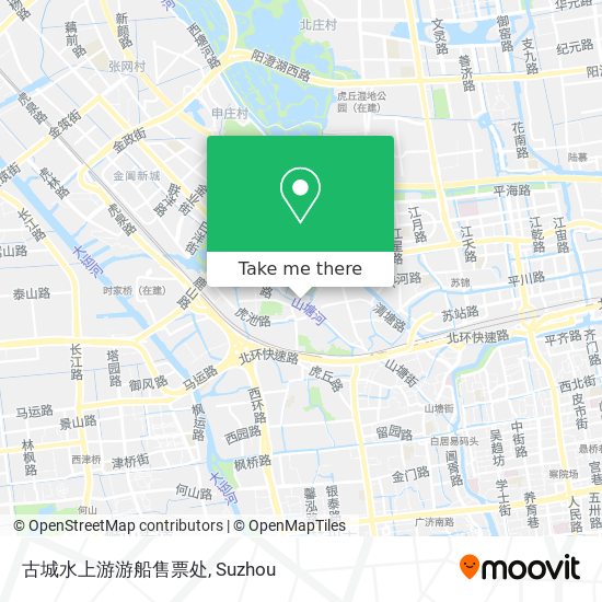 古城水上游游船售票处 map
