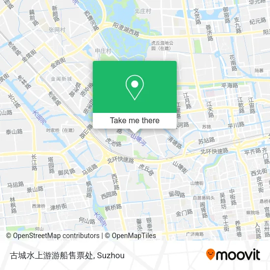 古城水上游游船售票处 map
