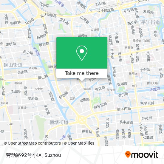 劳动路92号小区 map