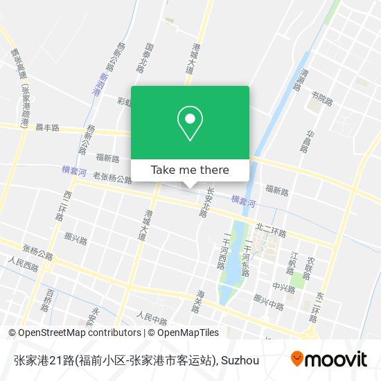 张家港21路(福前小区-张家港市客运站) map