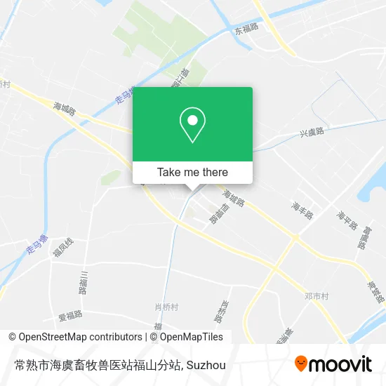 常熟市海虞畜牧兽医站福山分站 map