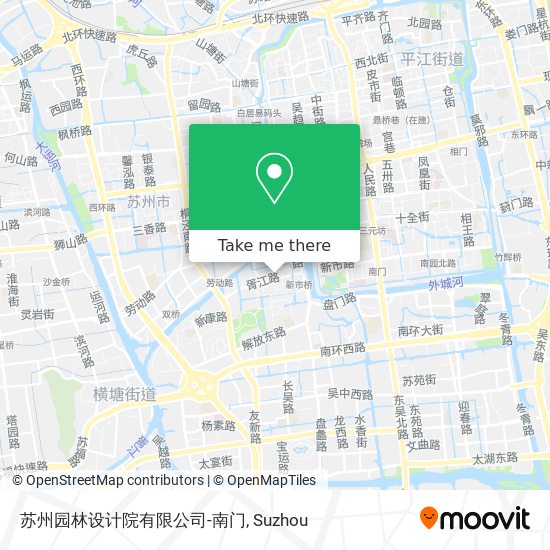 苏州园林设计院有限公司-南门 map