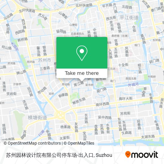 苏州园林设计院有限公司停车场-出入口 map