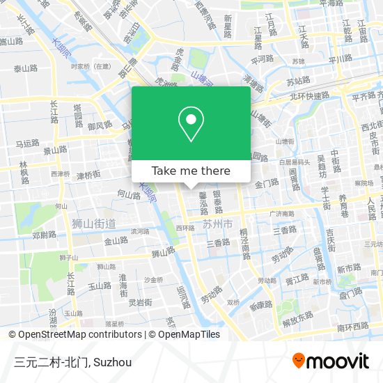 三元二村-北门 map