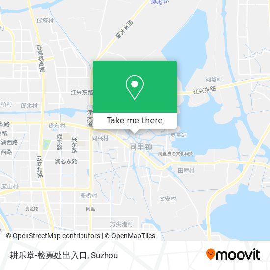 耕乐堂-检票处出入口 map