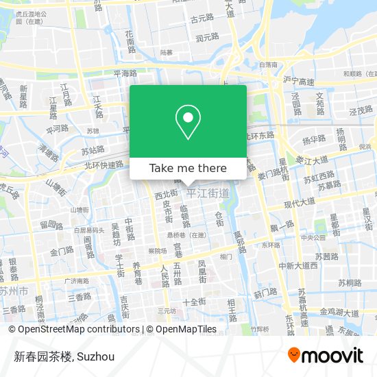 新春园茶楼 map