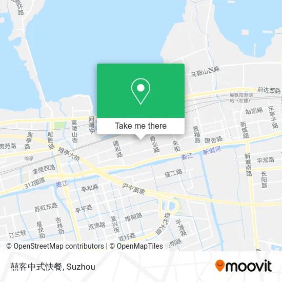 囍客中式快餐 map