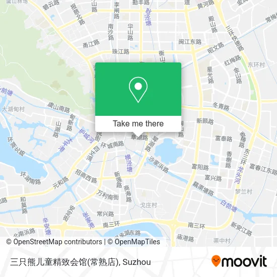 三只熊儿童精致会馆(常熟店) map