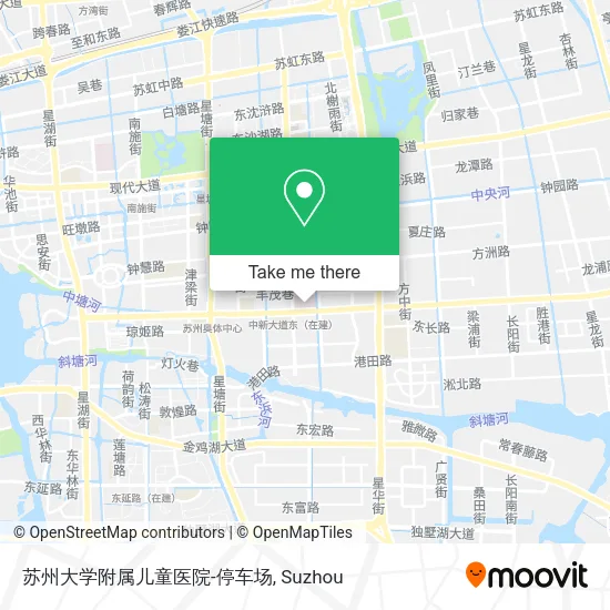 苏州大学附属儿童医院-停车场 map