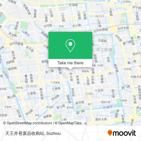 天王井巷废品收购站 map